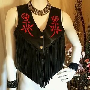 🌹 Leather Vest 🌹